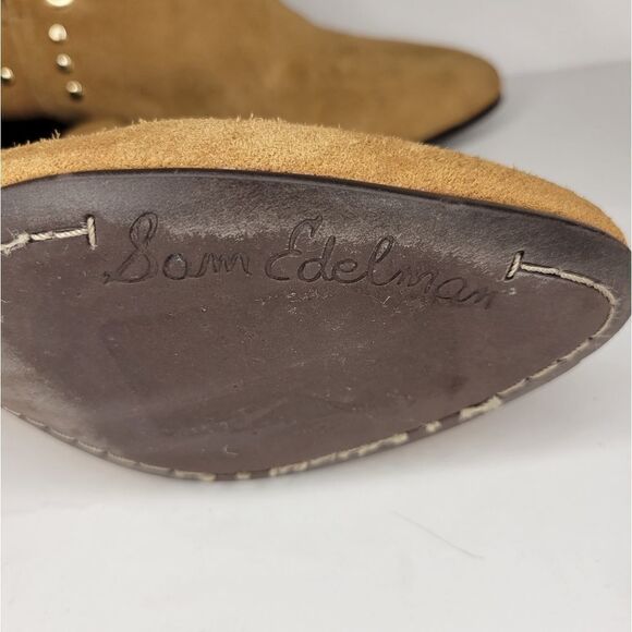 SAM EDELMAN RUBIN GROMMET ANKLE BOOTIES. - Picture 10 of 13